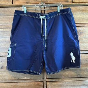 Polo Ralph Lauren navy swim trunks 38